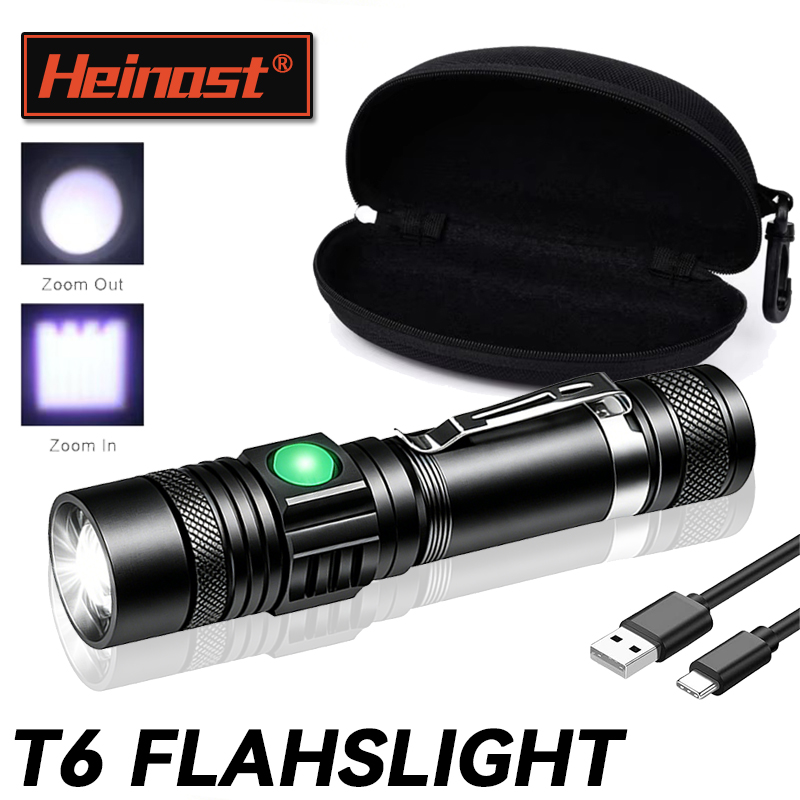Outdoor Adventure Hunt - مصباح يدوي LED قابل لإعادة الشحن