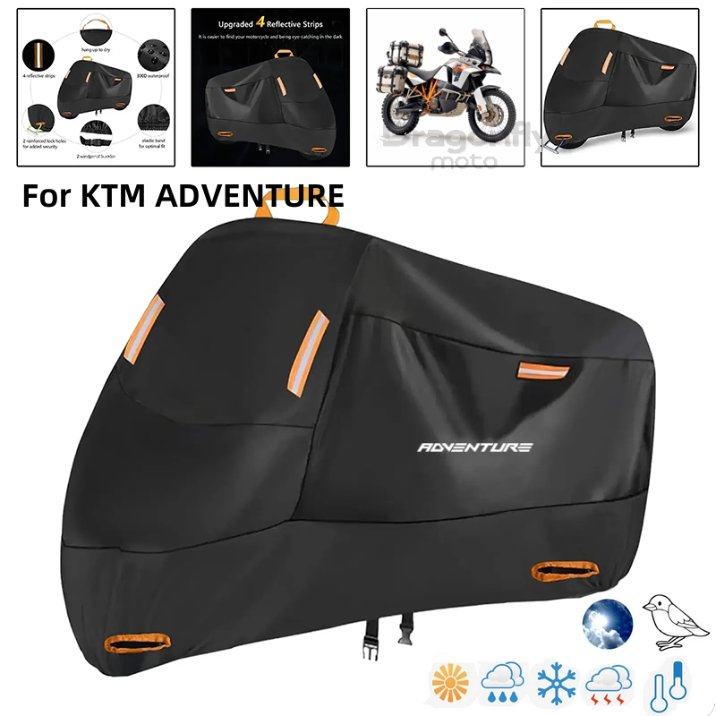 Outdoor Adventure Logo - مغامرة شعار غطاء دراجة نارية مقاوم