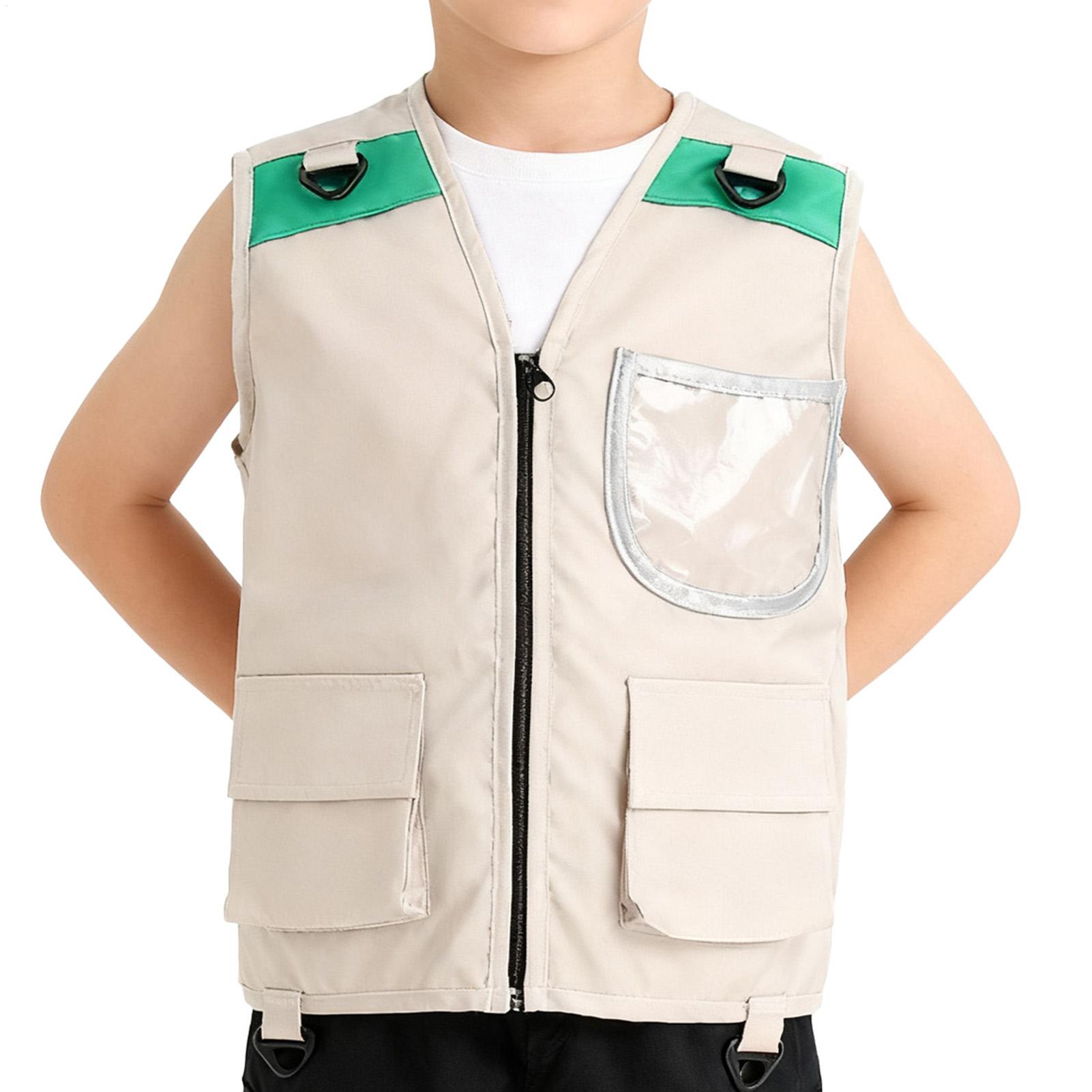 Outdoor Adventure Boys - سترة استكشافية للأطفال، زي سفاري، سترة