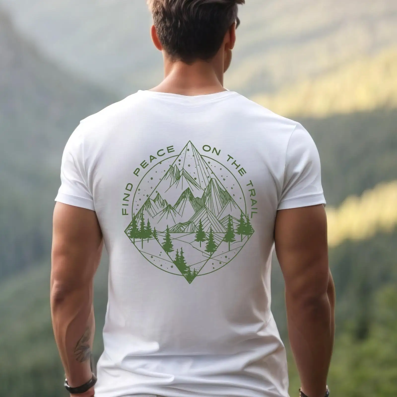 Outdoor Adventure Online - تي شيرت للمشي لمسافات طويلة بتصميم