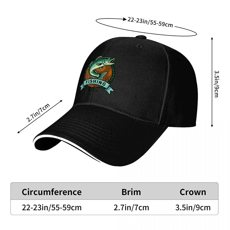 قبعة بيسبول بشعار FISHING TROU - مراجعة Outdoor Adventure Logo وسعره