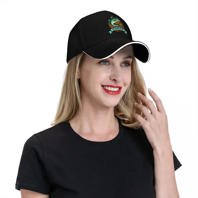 قبعة بيسبول بشعار FISHING TROU - مراجعة Outdoor Adventure Logo وسعره