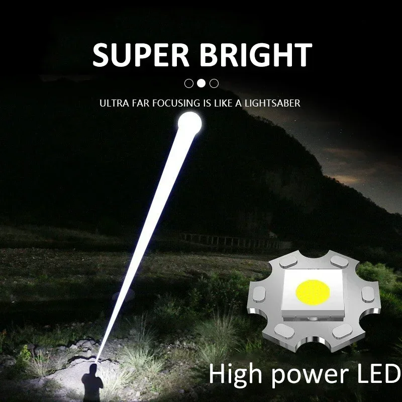 مصباح يدوي LED قوي بقوة 900000 - مراجعة Outdoor Adventure Travel وسعره