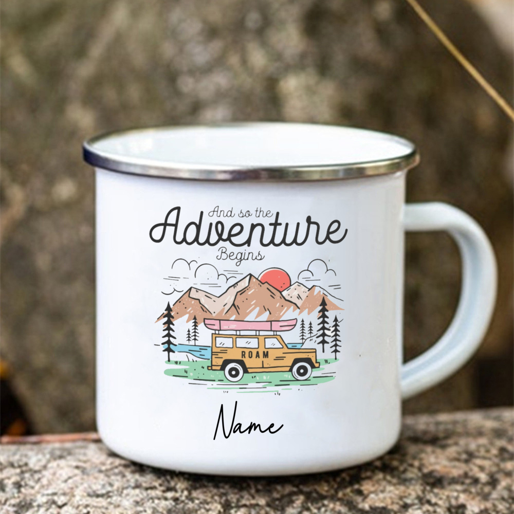 مخصص اسم مخصص التخييم والمغامر - مراجعة Outdoor Adventure Logo وسعره