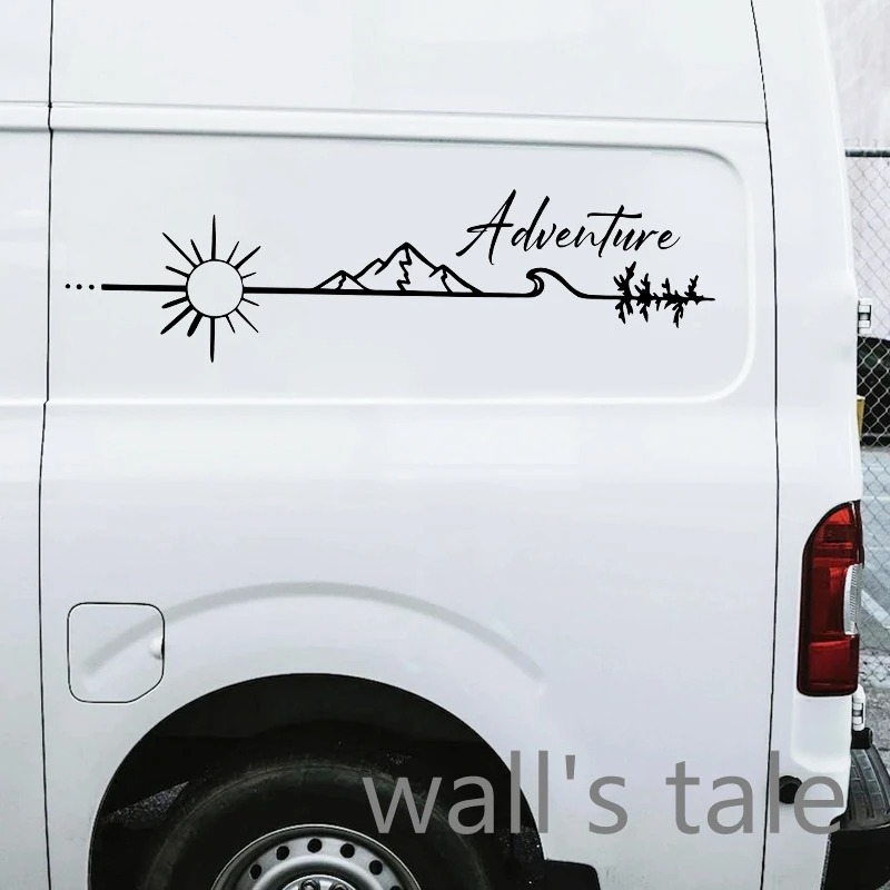 ملصقات فينيل للمغامرات في الهو - مراجعة Outdoor Adventure Logo وسعره