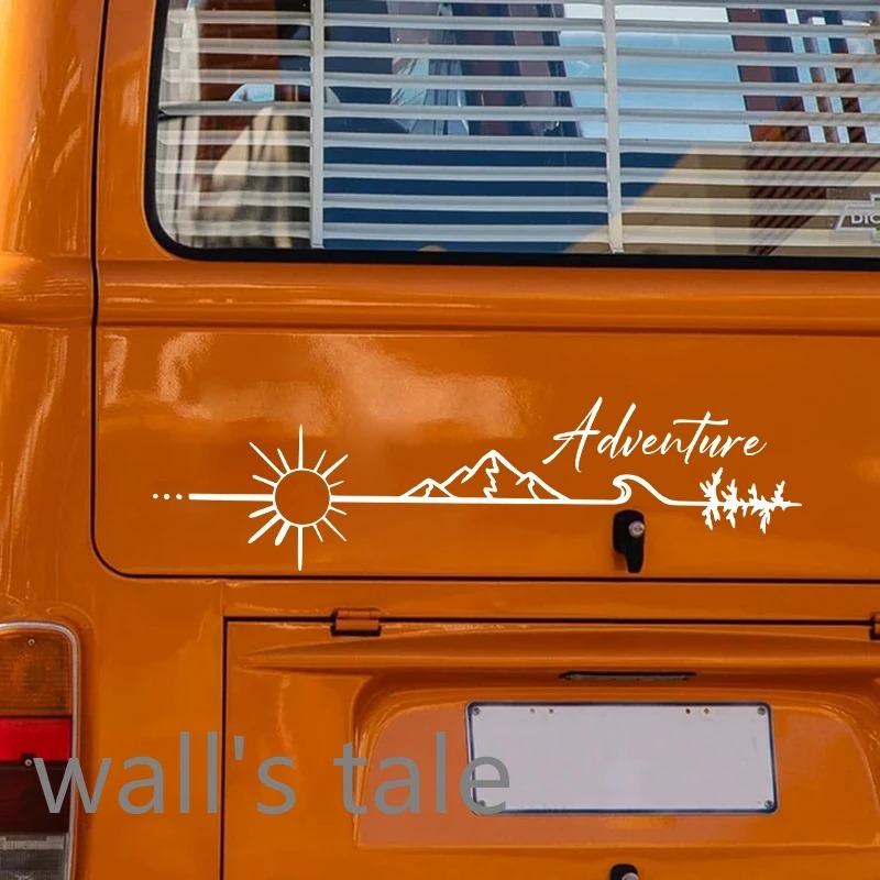 ملصقات فينيل للمغامرات في الهو - مراجعة Outdoor Adventure Logo وسعره