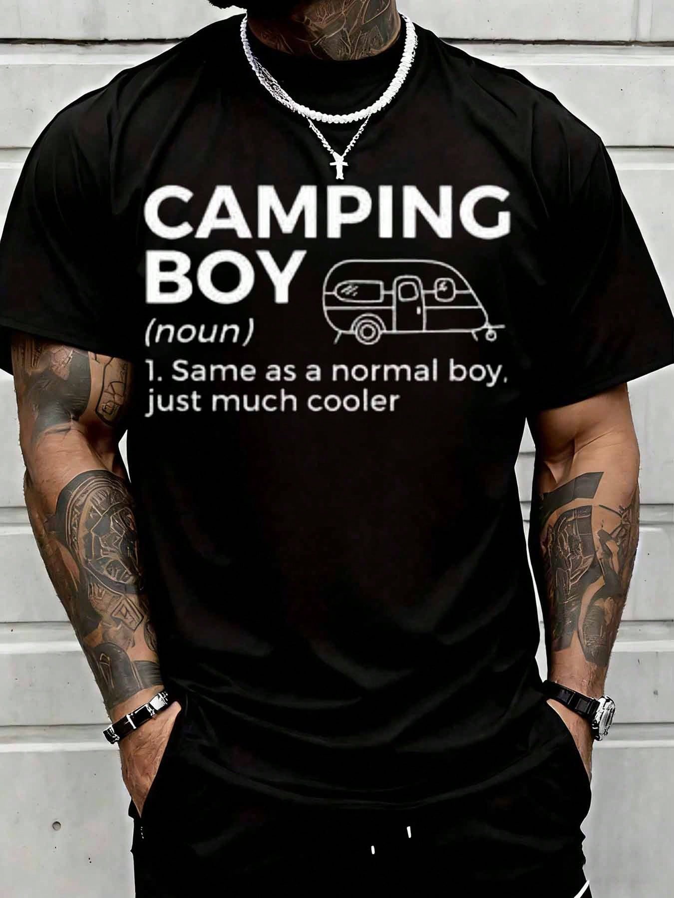 تي شيرت بطبعة فكاهية لشخص يحب  - مراجعة Outdoor Adventure Boys وسعره